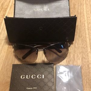 Gucci sunglasses with Gucci case